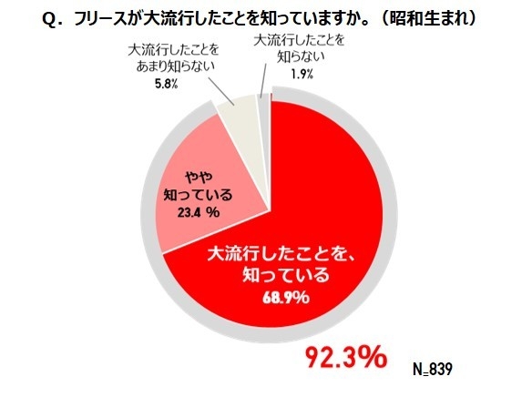 フリースが大流行したことを知っていますか