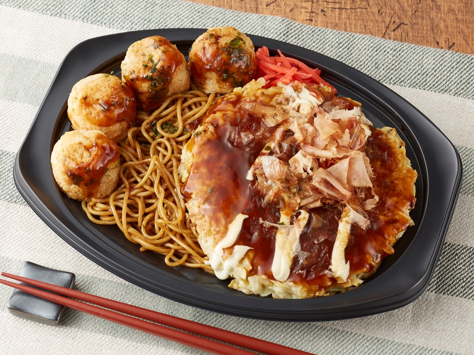 まんぷく3点盛り たこ焼1個増量!(当社従来品比) イメージ画像