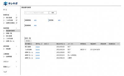 出荷・製品情報管理