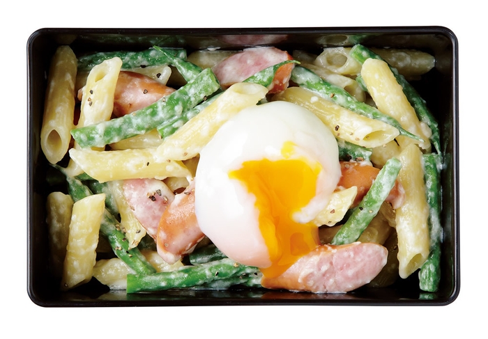 一品麺弁当「カルボペンネ弁当」