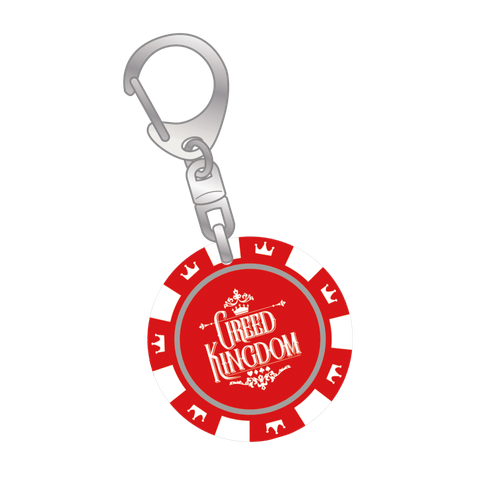 ポーカーチップ風キーホルダー