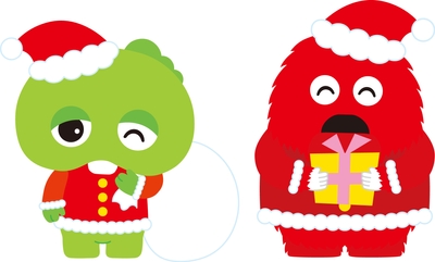 クリスマスver.ガチャピン・ムック イメージ