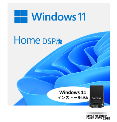 ③Windows 11 DSP 日本語版 (Home, インストールUSBセット)