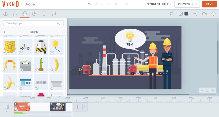 様々なシーンも用意しています