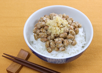 納豆に『やみつき岩下の新生姜』(ごはん)