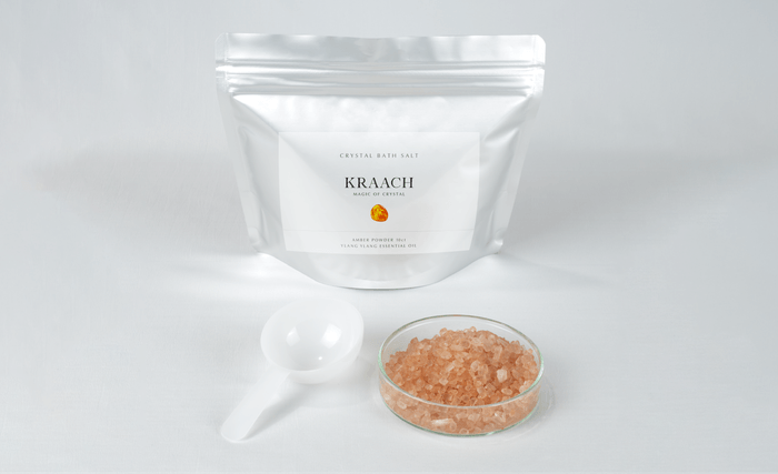 KRAACH クリスタルバスソルト アンバー×イランイラン *シャーレは付属しません