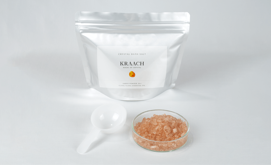 KRAACH クリスタルバスソルト アンバー×イランイラン *シャーレは付属しません