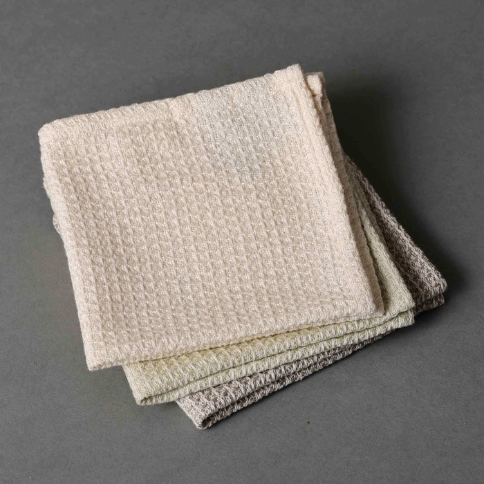 シルク ワッフルタオル