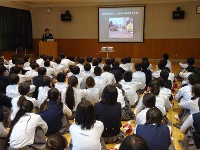 昨年の防犯教室の様子