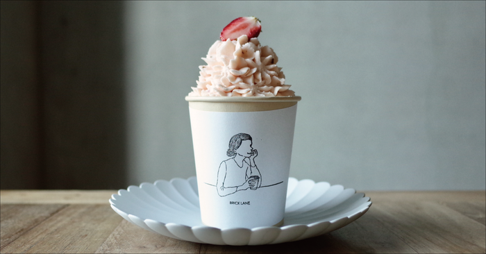 期間限定メニュー「桜のカップショートケーキ」
