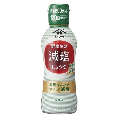 鮮度生活　減塩しょうゆ　300ml鮮度ボトル