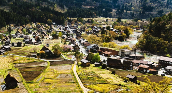 白川郷の景観