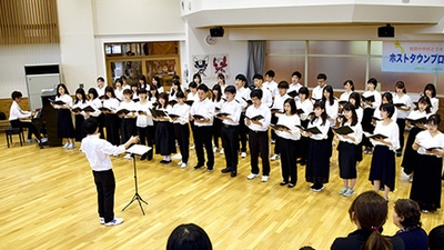 過去に実施した合唱行脚の様子
