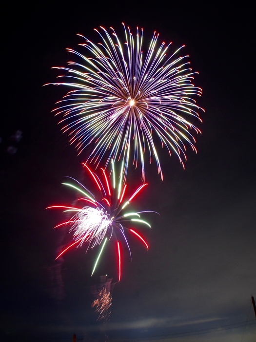 昨年の追悼花火2