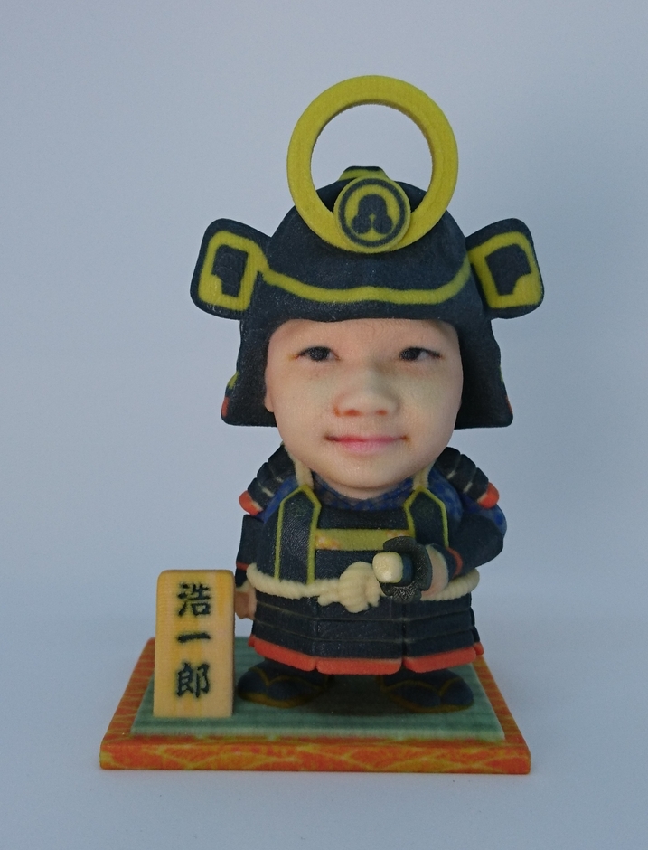 ちび武者 オリジナル甲冑 前