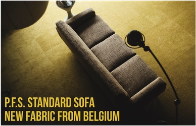 P.F.S. STANDARD SOFAにベルギー製新ファブリック 「CGT MALT BROWN」が登場