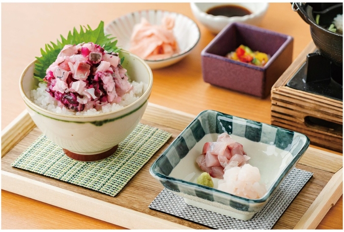 淡路島鱧黄金アジ彩茶飯