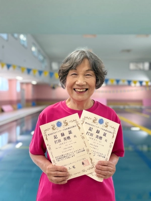 84歳、病床から水中へ―マスターズ大会で新記録樹立！ 年齢を超えるスイミングの力