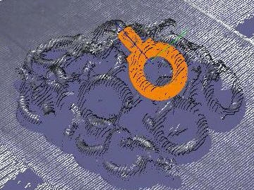 山積み部品の中から部品単体を3次元認識（イメージ図）