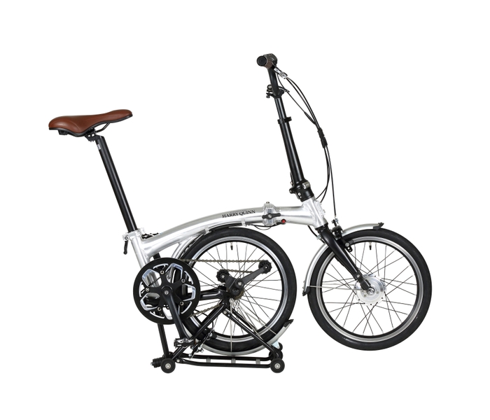 Harry Quinn PORTABLE E-BIKE silver fold1