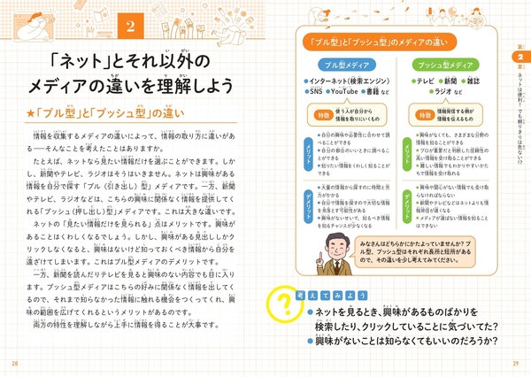 「ネット」とそれ以外のメディアの違いを理解しよう