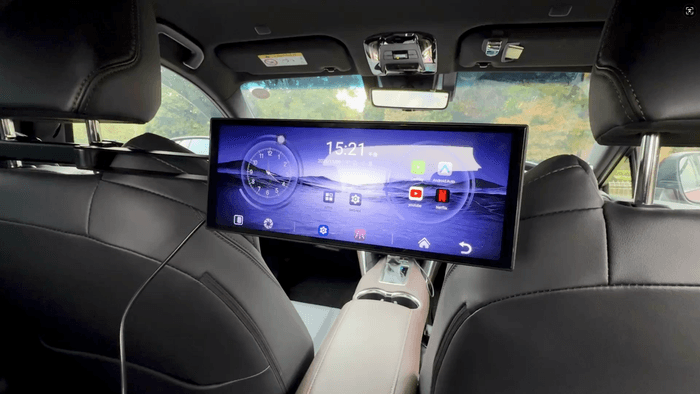 車内エンタメを後席まで拡張！ 「GetPairr Vista」専用ヘッドレスト