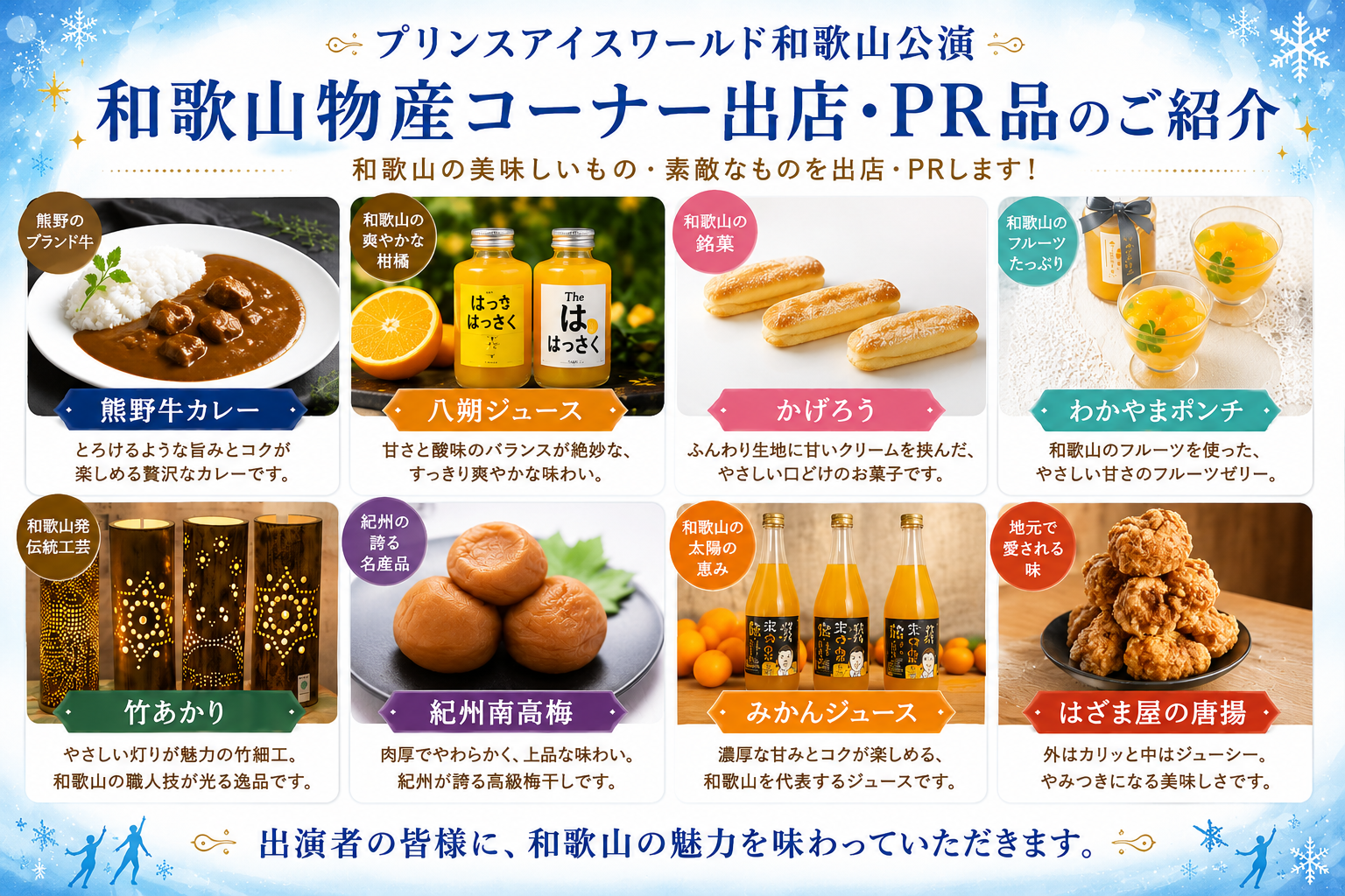 和歌山物産コーナー 出店品