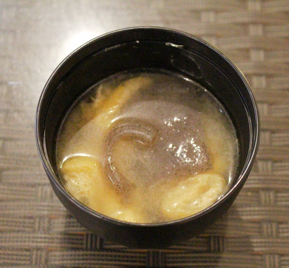 特製こんにゃくみそ汁
