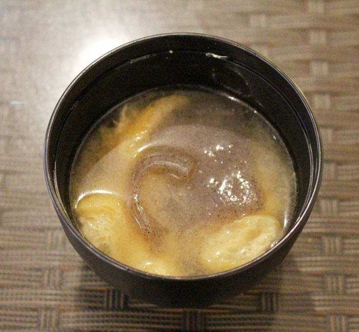 特製こんにゃくみそ汁