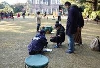 羽根つきと独楽広場(昨年度の様子)