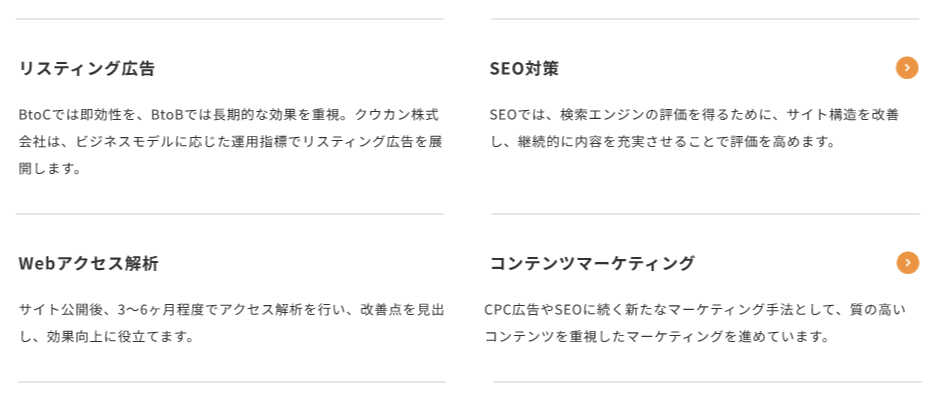 Webマーケティングサービス紹介