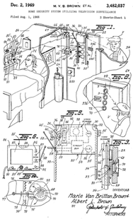 特許に示されたマリーの家庭用セキュリティシステム