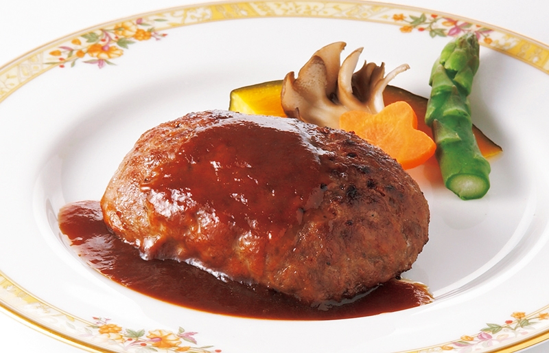 〈竹福〉国産黒毛和牛 ハンバーグステーキ