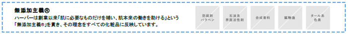 ハーバー「無添加主義」