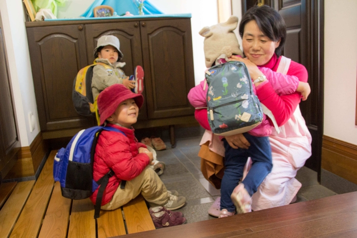 一人一人と「また明日」の挨拶