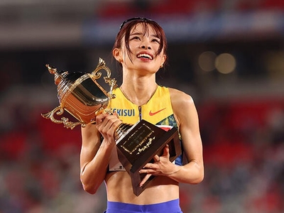 山本有真選手(2023年人間学部卒、積水化学)