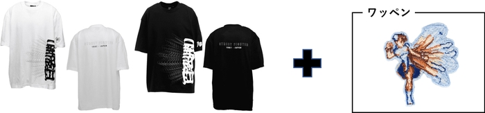 ストリートファイター Special Moves Tシャツ&2way刺繍ワッペン(百裂脚/春麗)