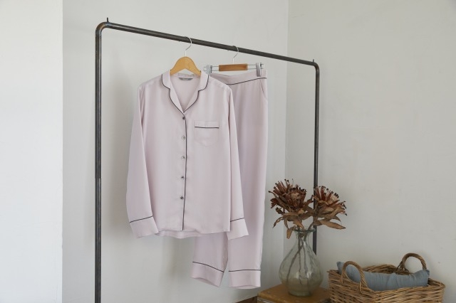 DREAMiN(ドリーミン)ロングスリーブ+ロングパンツ 上下セット(ピンク)