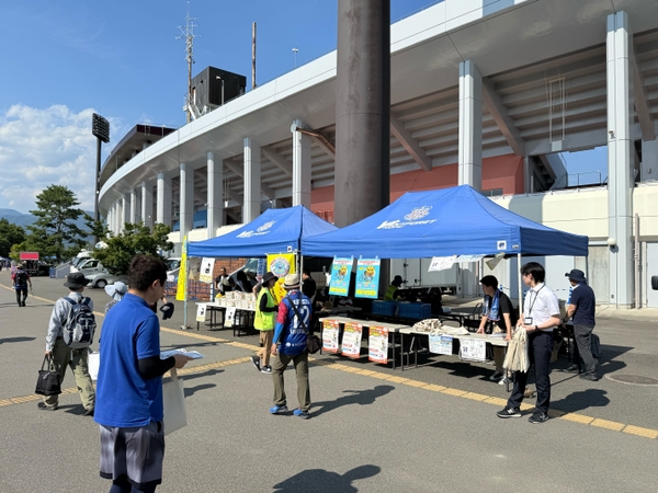 昨年のブース出展の様子