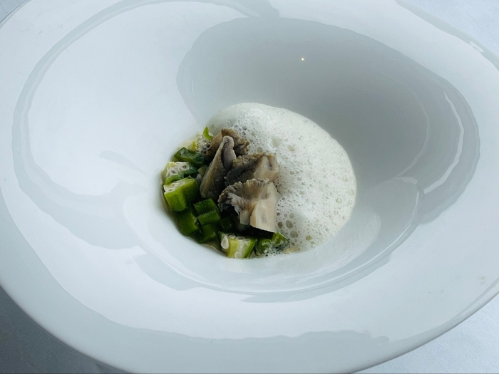 「いすみ産鮑の冷製タルトラ~千葉の食材とその循環~」及川健一さん(XEX東京 Salvatore Cuomo Bros.)