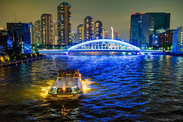 永代橋上流からの景色