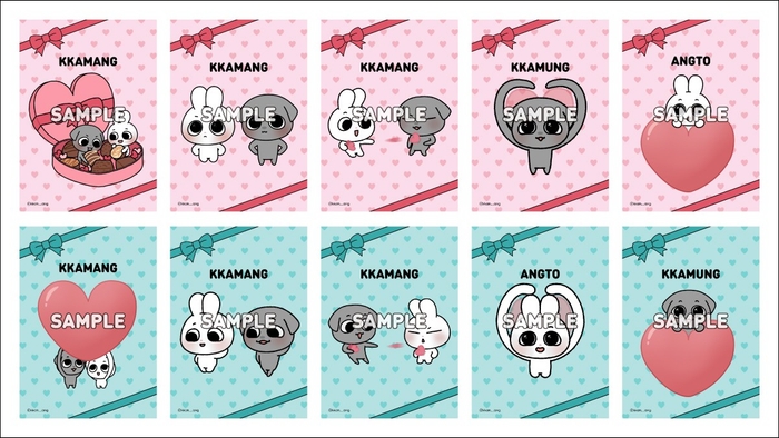 ブロマイドはふたつのサイズから選択可能