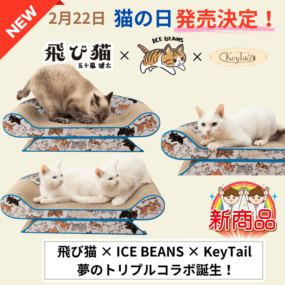 人気の飛び猫イラストが爪とぎに！猫をダメにする 「にゃんネイル