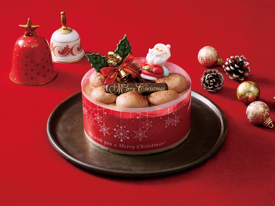 「クリスマスチョコ生ショート」4号（直径12cm）　¥3,800（税込）