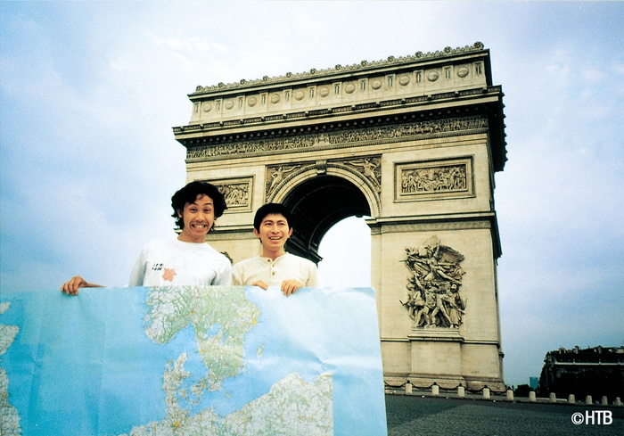 水曜どうでしょう ヨーロッパ21ヵ国完全制覇より 左から大泉洋、鈴井貴之 (Ⅽ)HTB