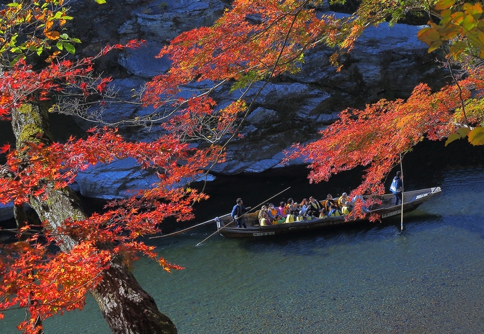 長瀞ラインくだり 紅葉イメージ