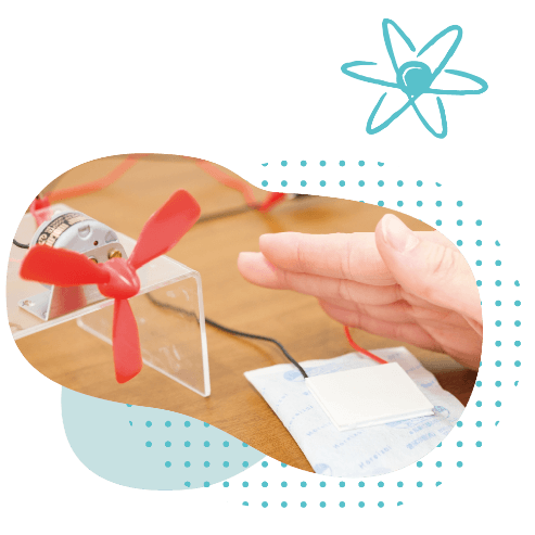 (4)「温度差」を利用して発電してみよう