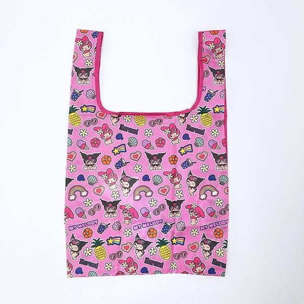 日焼け姿のマイメロディのバッグ