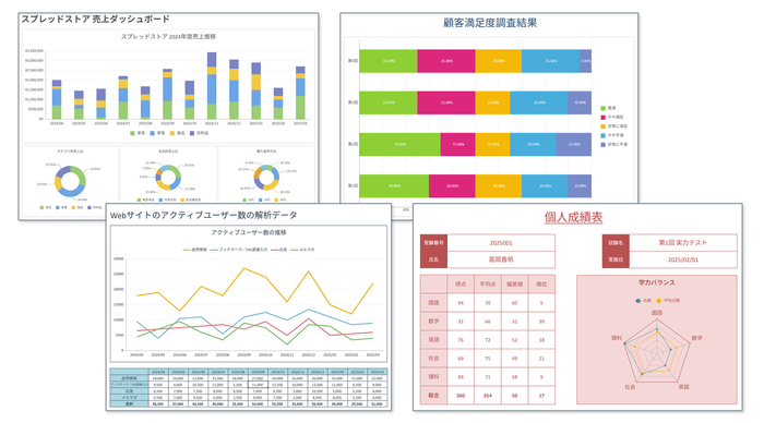 「レポートシート」と組み合わせてグラフィカルな帳票作成が可能に