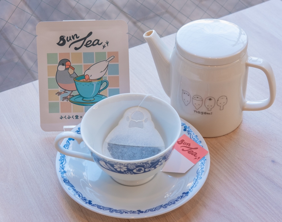 大人気の文鳥モチーフの紅茶『BunTea』
